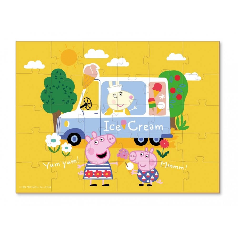 Пазл   30 ел 200300 Peppa Pig Улюблене морозиво Свинки Пеппи  розмір зібраного пазлу 27*20 см