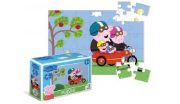 Пазл-міні 35 ел 200335 Peppa Pig Подорож на мотоциклі  розмір зібраного пазла 20х13 см (dodo)