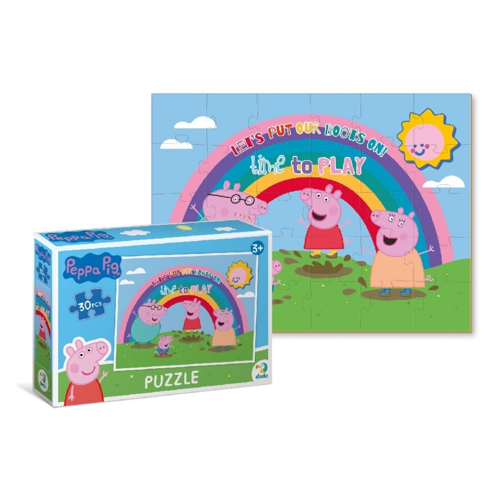 Пазл   30 ел 200303 Peppa Pig Час гратися розмір зібраного пазлу 27*20 см (dodo)