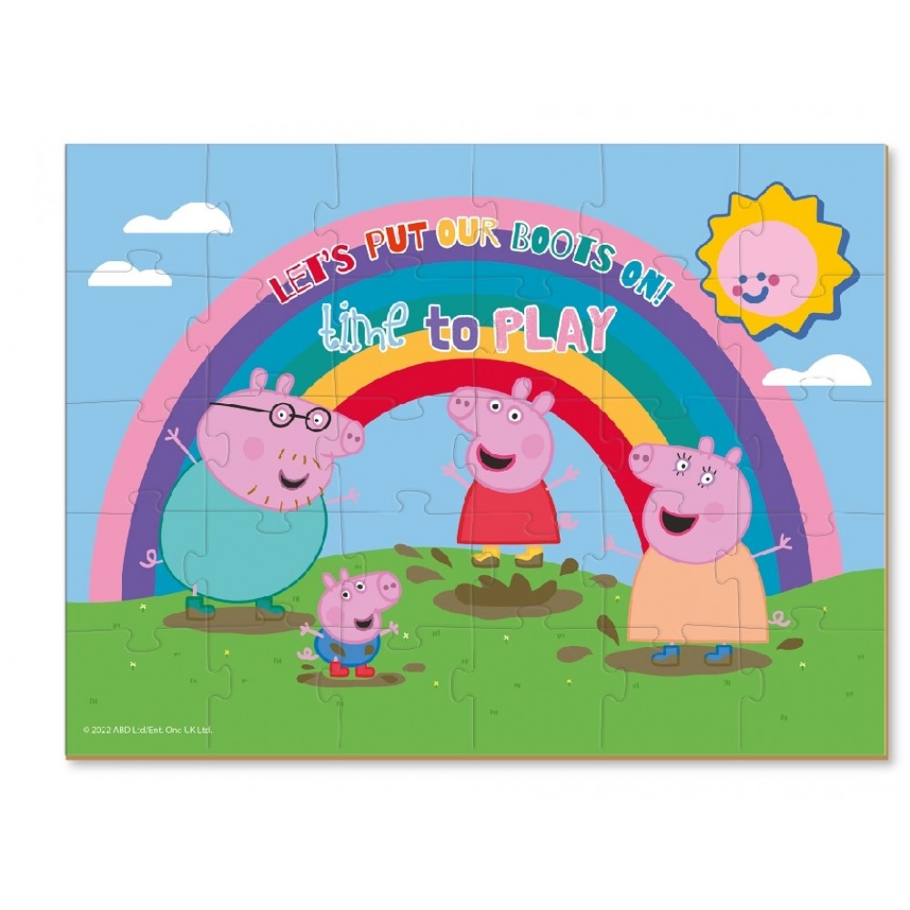 Пазл   30 ел 200303 Peppa Pig Час гратися розмір зібраного пазлу 27*20 см (dodo)