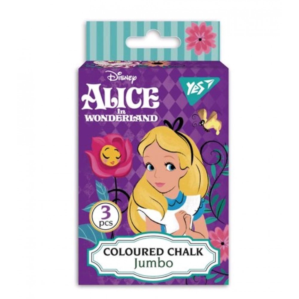Крейда кольорова   3 шт JUMBO 400387  Alice   YES(1)