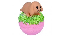 Бомбочка для ванни з іграшкою Hoppity pop аромат: Карамель