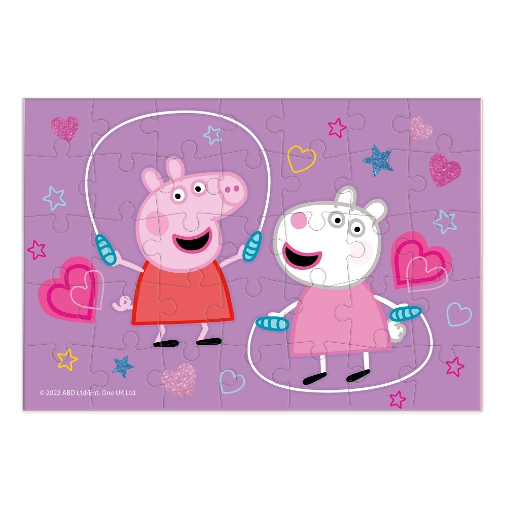 Пазл-міні 35 ел 200334 Peppa Pig Гра з подружкою  розмір зібраного пазла 20х13 см (dodo)
