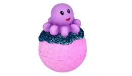 Бомбочка для ванни з іграшкою Octopus garden 160г аромат: Журавлина-гранат