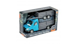Машина  Mercedes-Benz Sprinter  бортовий з причіпом (ціан)  17 5*28*11 см ТМ Tigres
