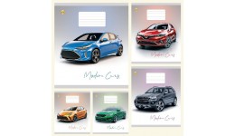 Зошит 18 лінія  Тверда 42207 Modern Cars ТЕТРАДА  (20 штук в упаковці)