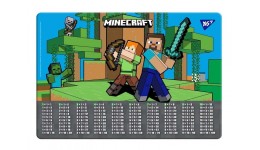 Підкладка для столу YES розмір 43x29 см  Minecraft  табл. множення 492063
