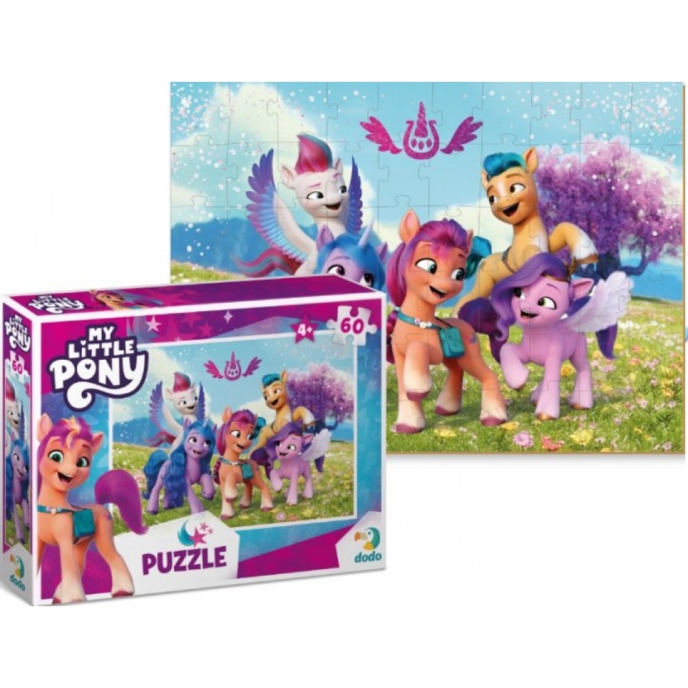 Пазл   60 ел 200376 My Little Pony  розмір зібраного пазлу 32*23 см (dodo)