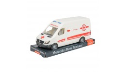 Машина  Mercedes - Benz Sprinter  Бус швидка допомога  на планшетці  12*28*10 см  ТМ Tigres