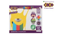 Пластилін Zibi 10 кол 6223 SMART 200г (1/12/96)