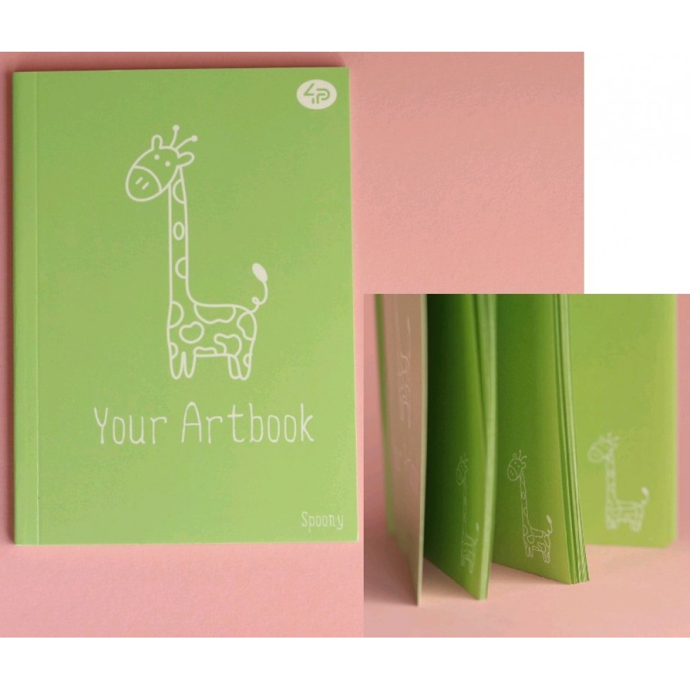 Блокнот В6 PROFIPLAN  40арк. Artbook  Spoony  giraffe