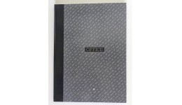 Ділова книга А4   96 арк Office notebook-1 Сіра обкладинка-тверда  лінія ТМ АртПринт (1)