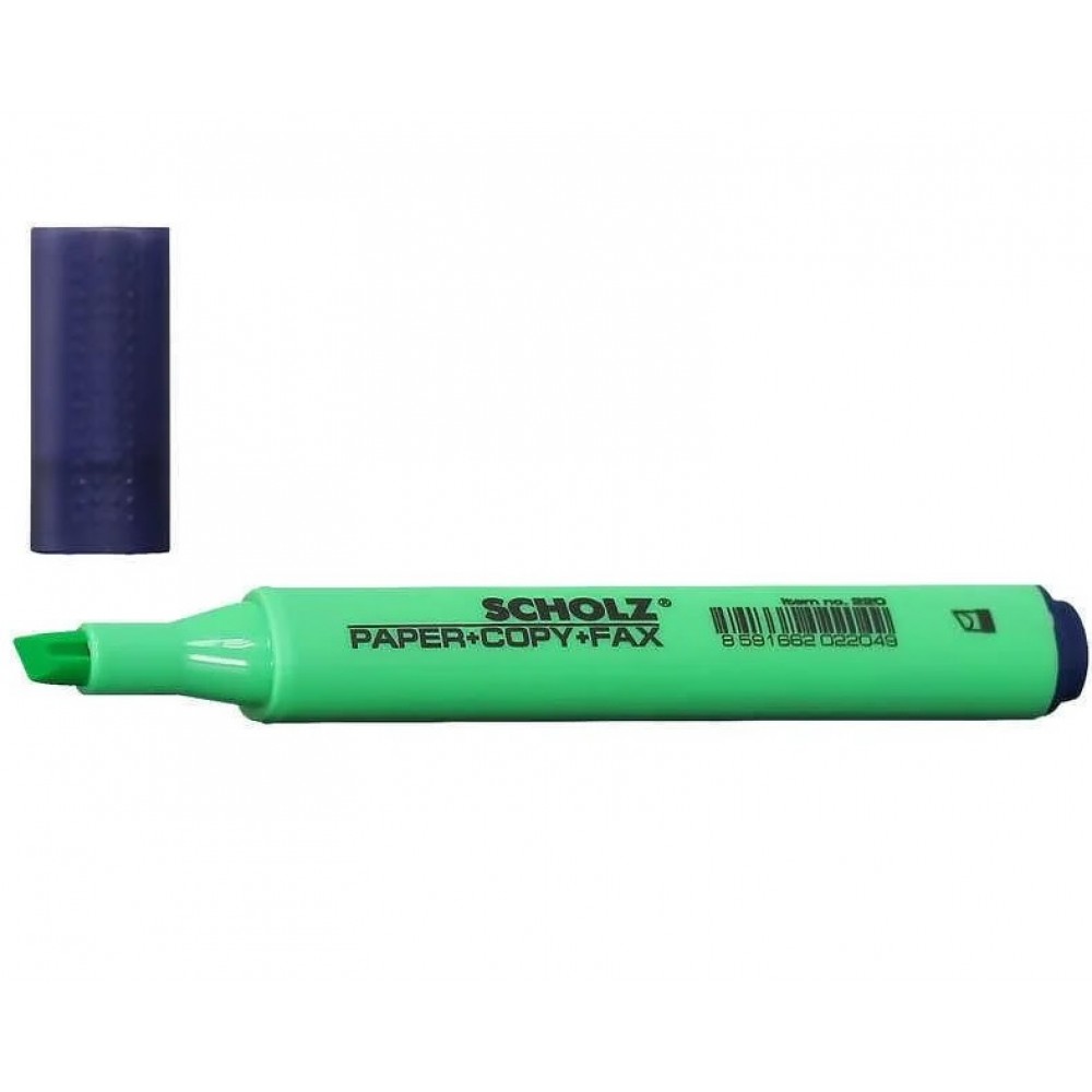 Текст-маркер SCHOLZ 220-04 флуорисцентний зелений 1-5мм (10)