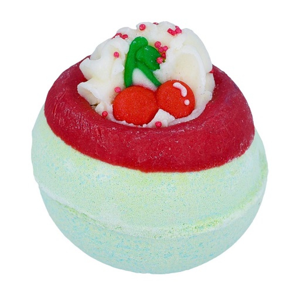 Бомбочка для ванни Cherry on top 160г аромат: Вишня-яблуко