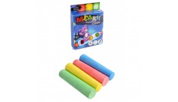 Крейда кольорова   4 шт Dankotoys Велика для малювання на асфальті MEL-01-02 ДТ(1/36)