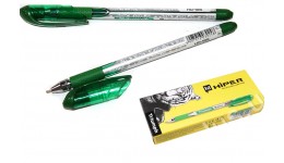 Ручка масляна HIPER Triumph HO-195 0 7мм зелена (10 шт. в упаковці)