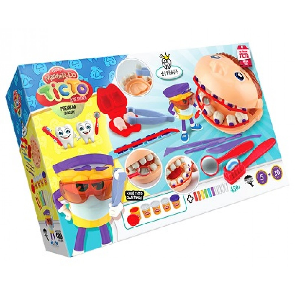 Тісто для ліпки  Master Do  лікар ДАНТИСТ TMD-12-01 ТМ Danko toys