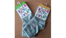 Шкарпетки дитячі 16 (24-26) KSL-016 MELANGE calzino-grey melange-72%бавовна 23%поліам  5% еласт