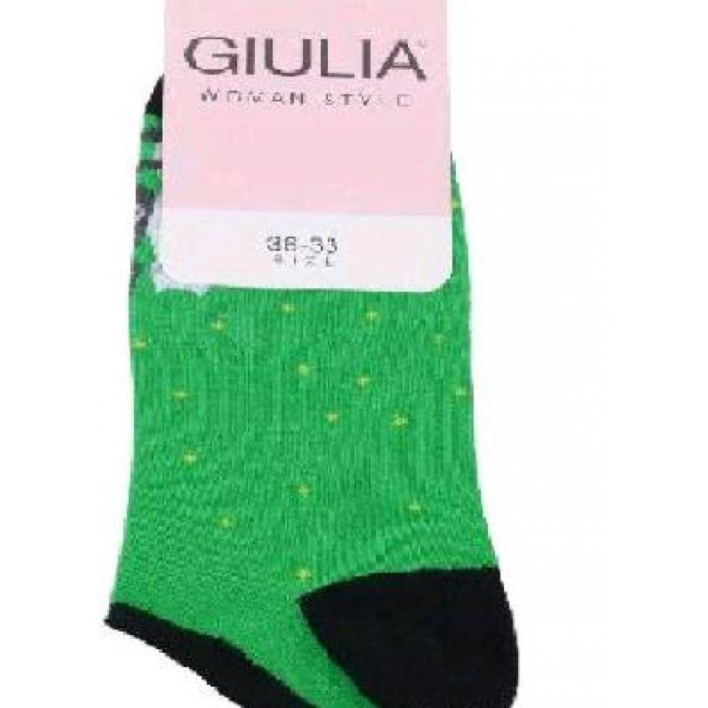 Шкарпетки  жіночі 36-38 calzino-green WSS-005-65% бавовна  32% поліамід  3% еластан  ТМ Giulia