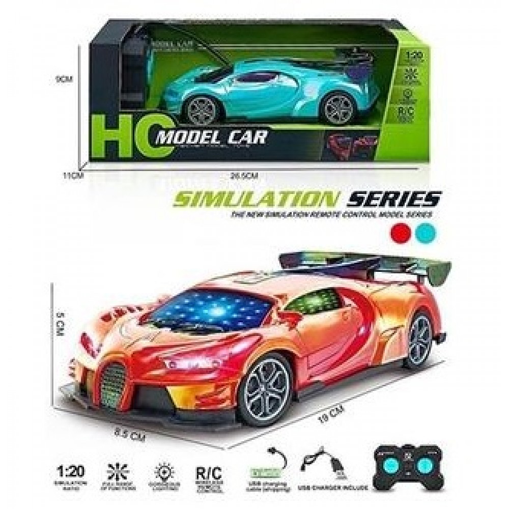 Машина на радіокеруванні 986-30A акум.USB.3D світ.  в коробці р.26.5х9х11см