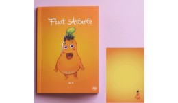 Блокнот В6 PROFIPLAN  64арк. Fruit artnote Jolie  papaya