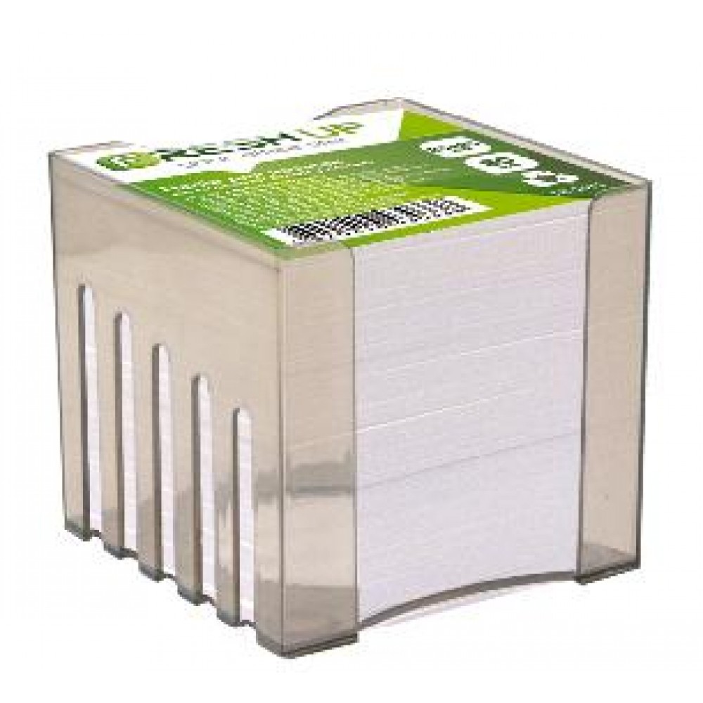 Блок паперу Fresh Up FR-1531 для нотаток білий не клеєний в пл. боксі 85х85х800арк (1/36)