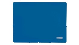 Папка на гумках А4 BUROMAX 3911-02 пластикова синя (1/24)