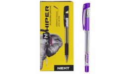 Ручка масляна HIPER Next 4км HO-175 фіолетова 0 7мм (10 шт. в упаковці)