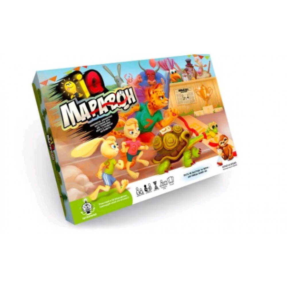 Гра настільна бродилка   IQ Марафон  37*25*4см  Данко Тойс  (укр.)(1/10)
