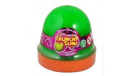 Антистрес-лизун ОКТО 80088 TM Mr.Boo Crunchy slime Яблуко (1/24шт/уп) (120 гр)
