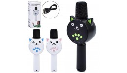 Мікрофон MC811 20см  акум  Bluetooth  FM  MP3  TFслот  USBзарядне  3 кольори  в коробці