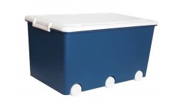 Ящик для іграшок  скриня Tega Baby (Темно-синій)  р.58*38*33см (48 літрів)