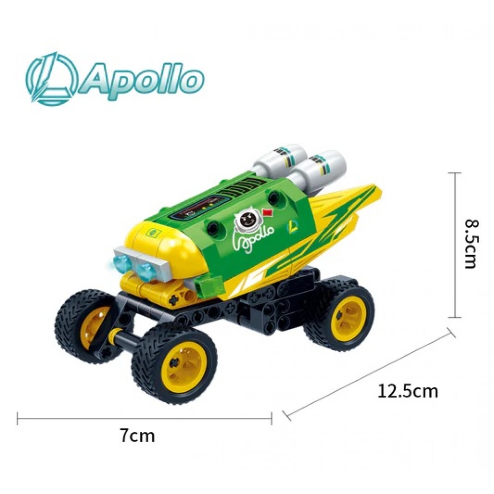 Конструктор BANBAO  Ексклюзивні авто  Аполло 8645  337 елм. в кор.33*24*7см