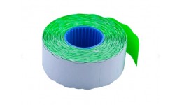 Цінник фігурний BUROMAX 281203-04 26*16мм (1000шт  16м) ЗЕЛЕНИЙ  внутр. нам. (10шт в упаковці)