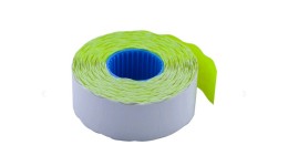 Цінник фігурний BUROMAX 281203-08 26*16мм (1000шт  16м) ЖОВТИЙ  внутр. нам. (10шт в упаковці)