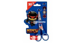 Ножиці дитячі 480427 13 см  Ninja   з принтом на лезі YES (1/12)