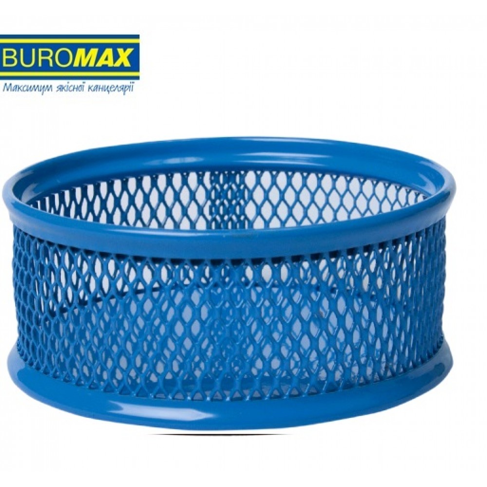 Підставка для скріпок BUROMAX 6221-02 метал. 80х40мм синій (1/12)