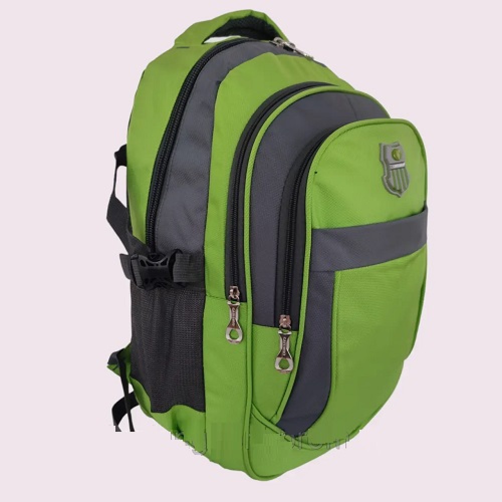 Рюкзак шкільний молодіжний Зелений Catesigo 17152 3 відділи  2 кишені розмір 45х32х22 см