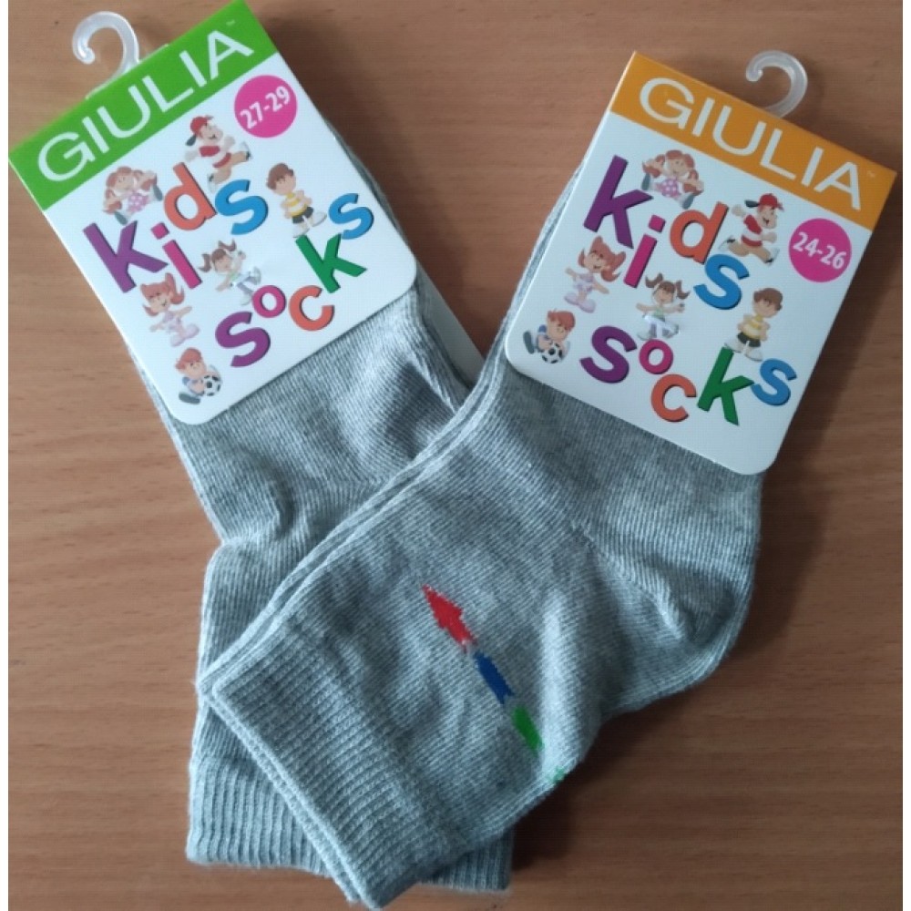Шкарпетки дитячі 20 (30-32) KSL-016 MELANGE calzino-grey melange-72%бавовна  23%поліам  5%еласт