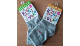 Шкарпетки дитячі 18 (27-29) KSL-016 MELANGE calzino-grey melange72%бавовна  23%поліам  5%еласт