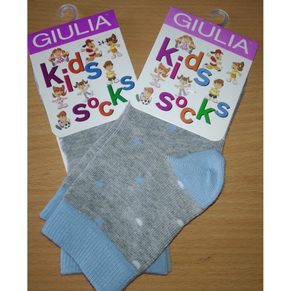 Шкарпетки дитячі 20 (30-32) KSL-010 MELANGE calzino-blue - 69% бавовна  28% поліамід 3% еластан