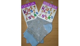 Шкарпетки дитячі 20 (30-32) KSL-010 MELANGE calzino-blue - 69% бавовна  28% поліамід 3% еластан