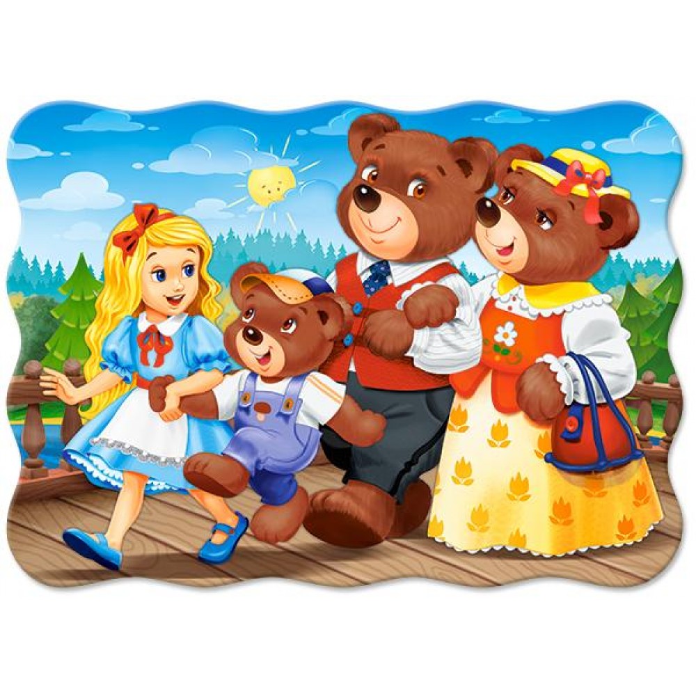 Пазл Касторленд  30 (3716) Три ведмеді  32*23 см