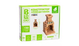 Будівельний набір з міні-цеглинок BLOCKY Камін Strateg 31025 в коробці 35.5х27 см