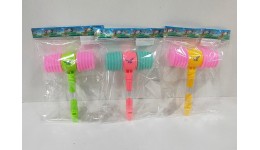 Молоточок-пищалка 7510 3 кольори мікс  22 см пакет 24*18*3 5 см