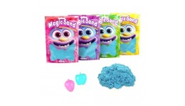 Кінетичний пісок Magic sand 39401-3 200г Блакитний 2 формочки в пакеті