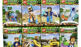 Герої фігурки MINECRAFT конструктор в коробці 12х8х5 см