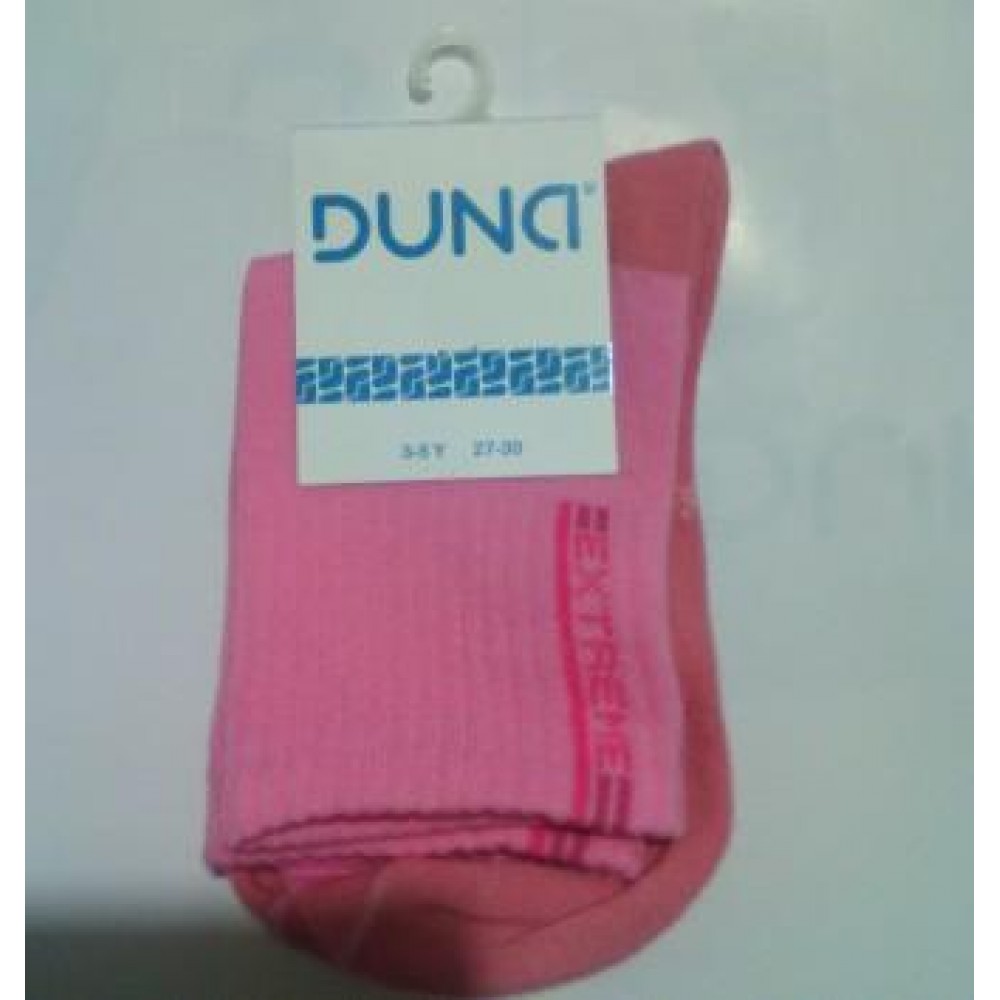 Дитячі шкарпетки DUNA 479 демі  18-20 рожеві 70%бавовна  27%поліамід  3%еластан