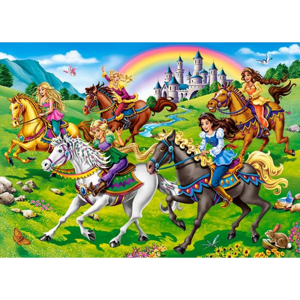 Пазл Касторленд  260 (27507) Кінна прогулянка  32*23 см