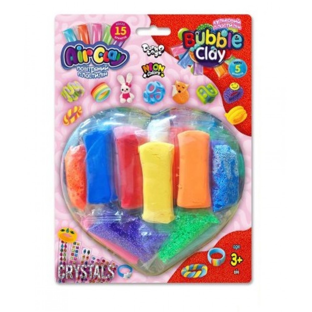 Тісто для ліпки Air Clay+Bubble Clay 02 ДТ(10)